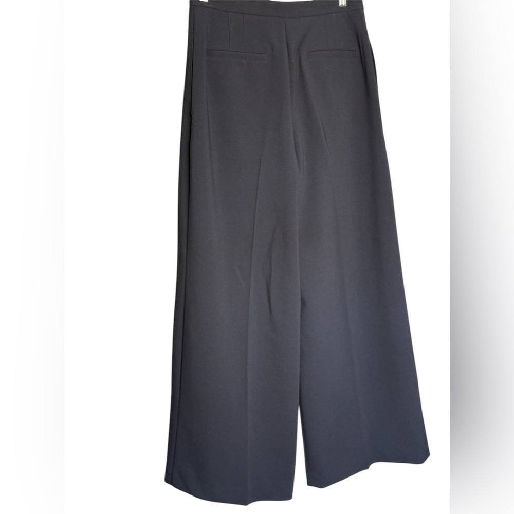 NWT Oak + Fort Navy Blue wide Leg Trousers size 8 - Picture 4 of 10
